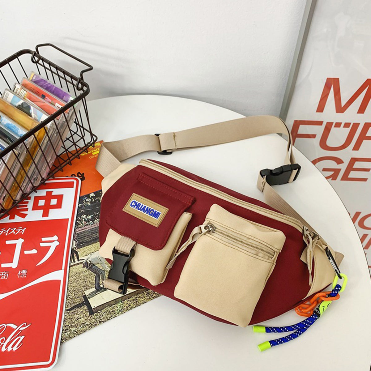 Men Women Casual Crossbody Bag Travel Shoulder Bag
