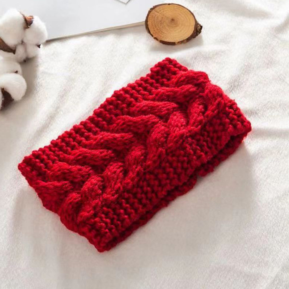Twisted Knitted Headband Earmuffs Headband