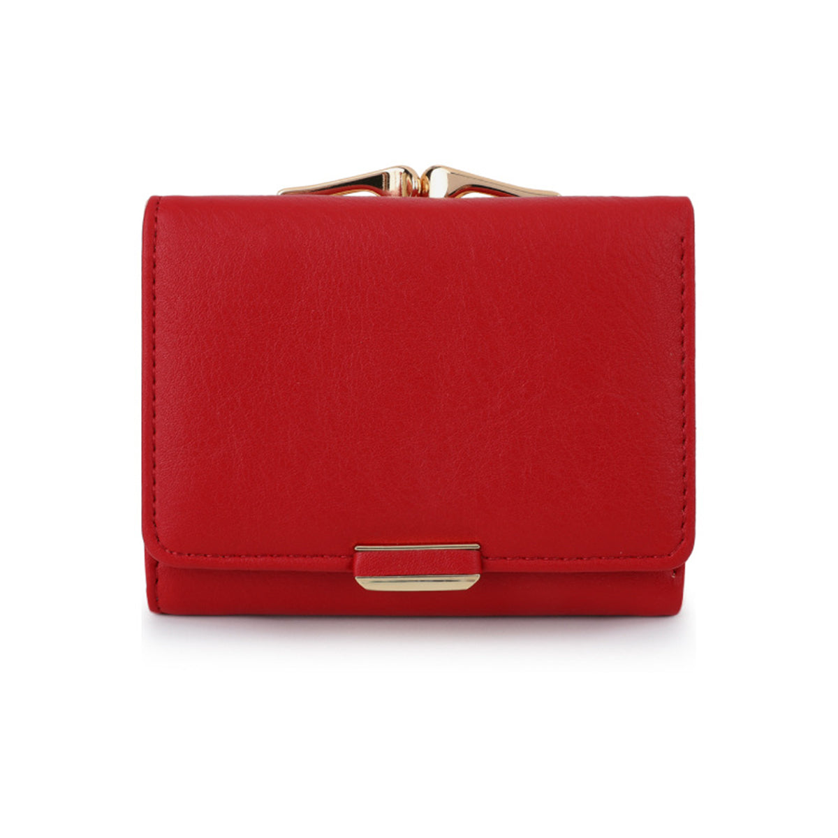High-Grade Leather Creative Handmade Ladies Short Wallet