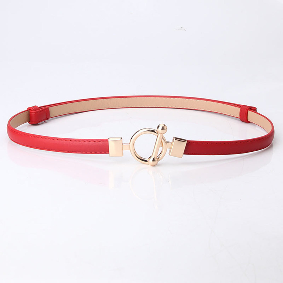 Women's Adjustable Leather Decorative Belt