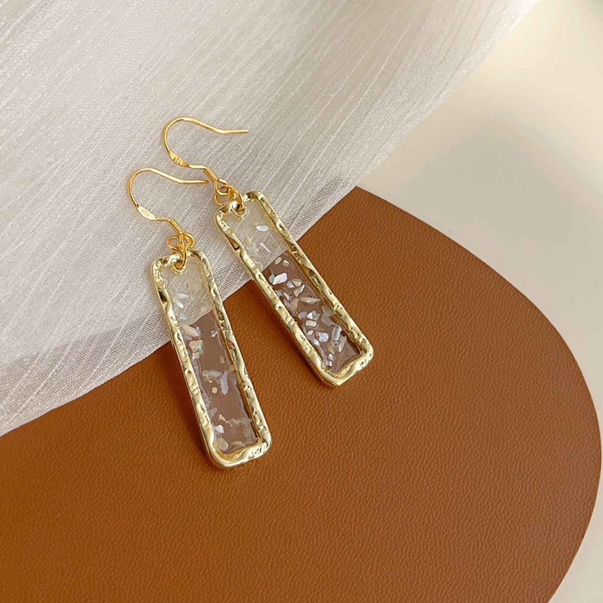 Natural Shell Tassel Earrings
