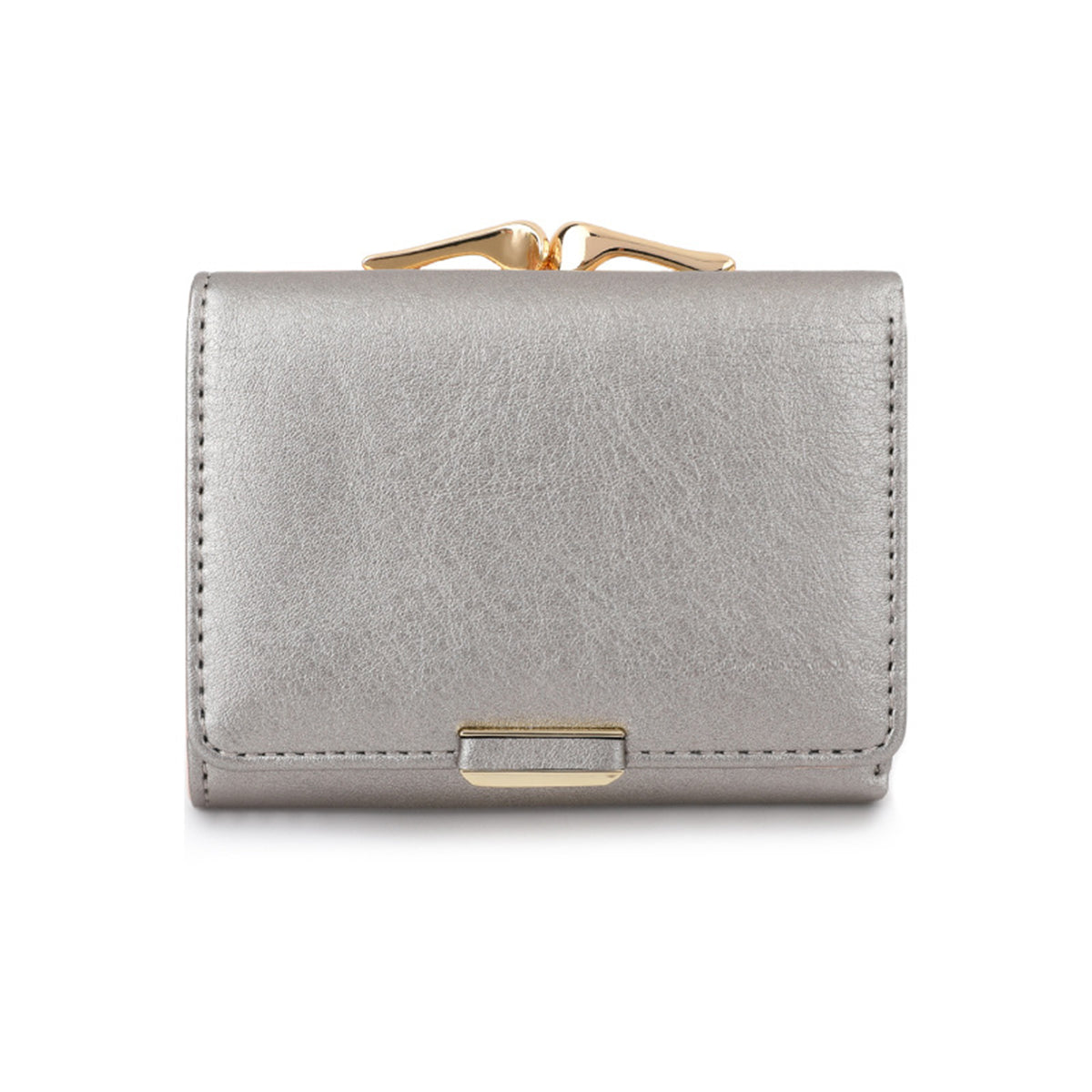 High-Grade Leather Creative Handmade Ladies Short Wallet