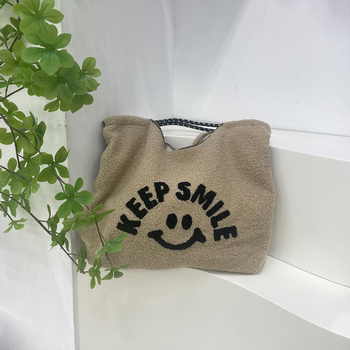 Japanese Cartoon Embroidered Tote Bag