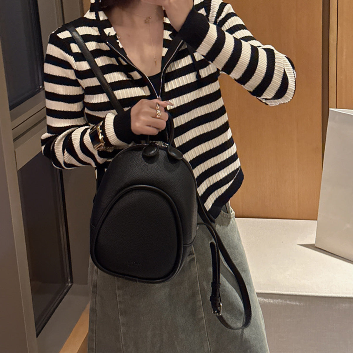 Korean Style Versatile Fashion Simple Backpack