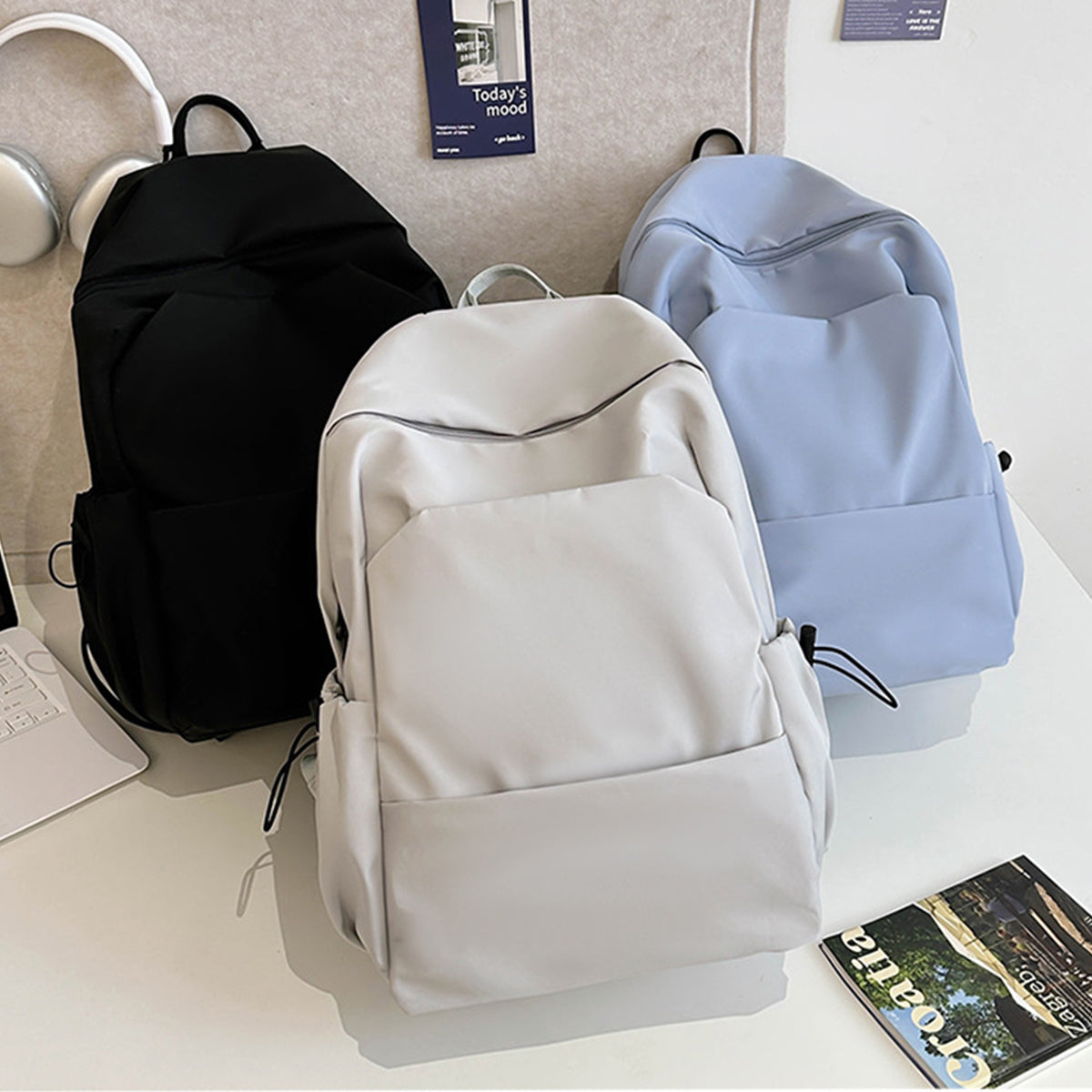Fashionable Commuter Travel Backpack for Middle School Students