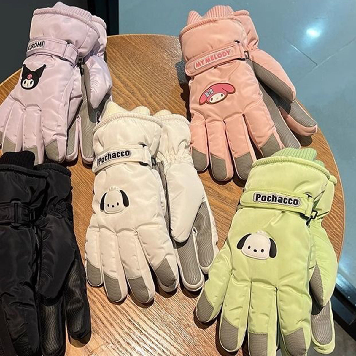 New Style Ski Gloves Windproof Warm Touch Screen Gloves