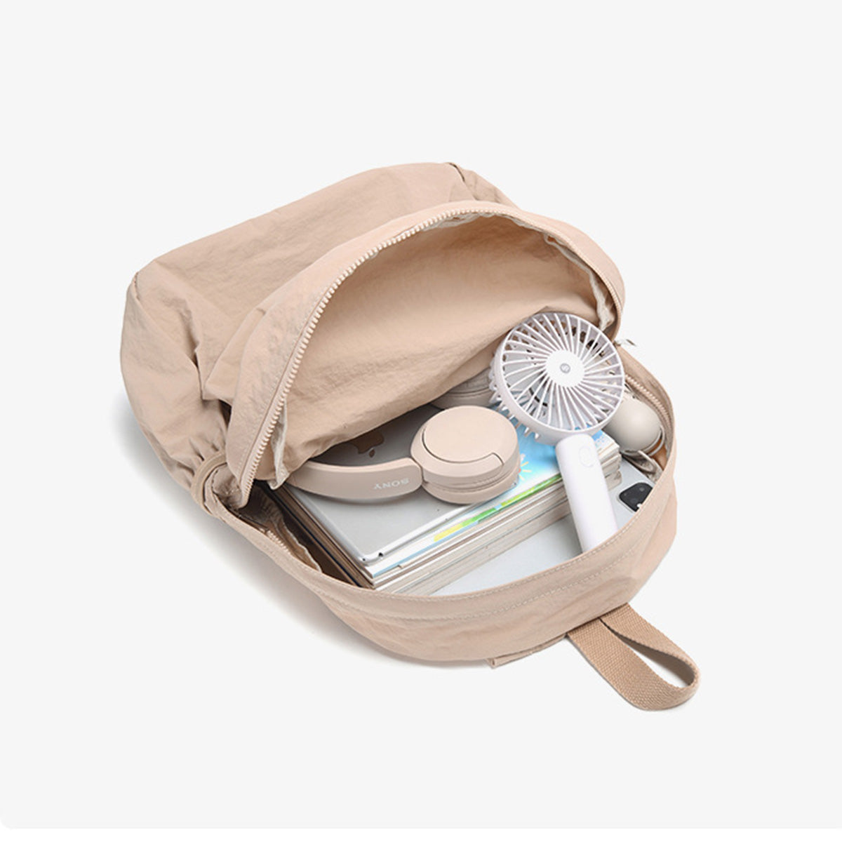 Large Capacity Lightweight Nylon Cloth Backpack