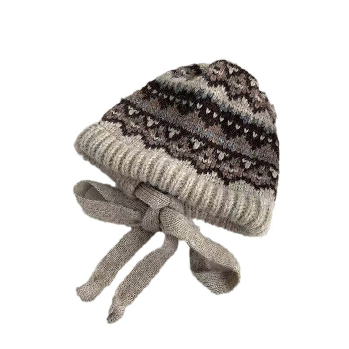 Women's Knitted Hat New Strap Windproof Hat