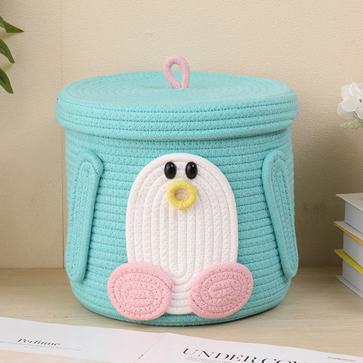 Cotton Rope Woven Storage Basket Storage Box