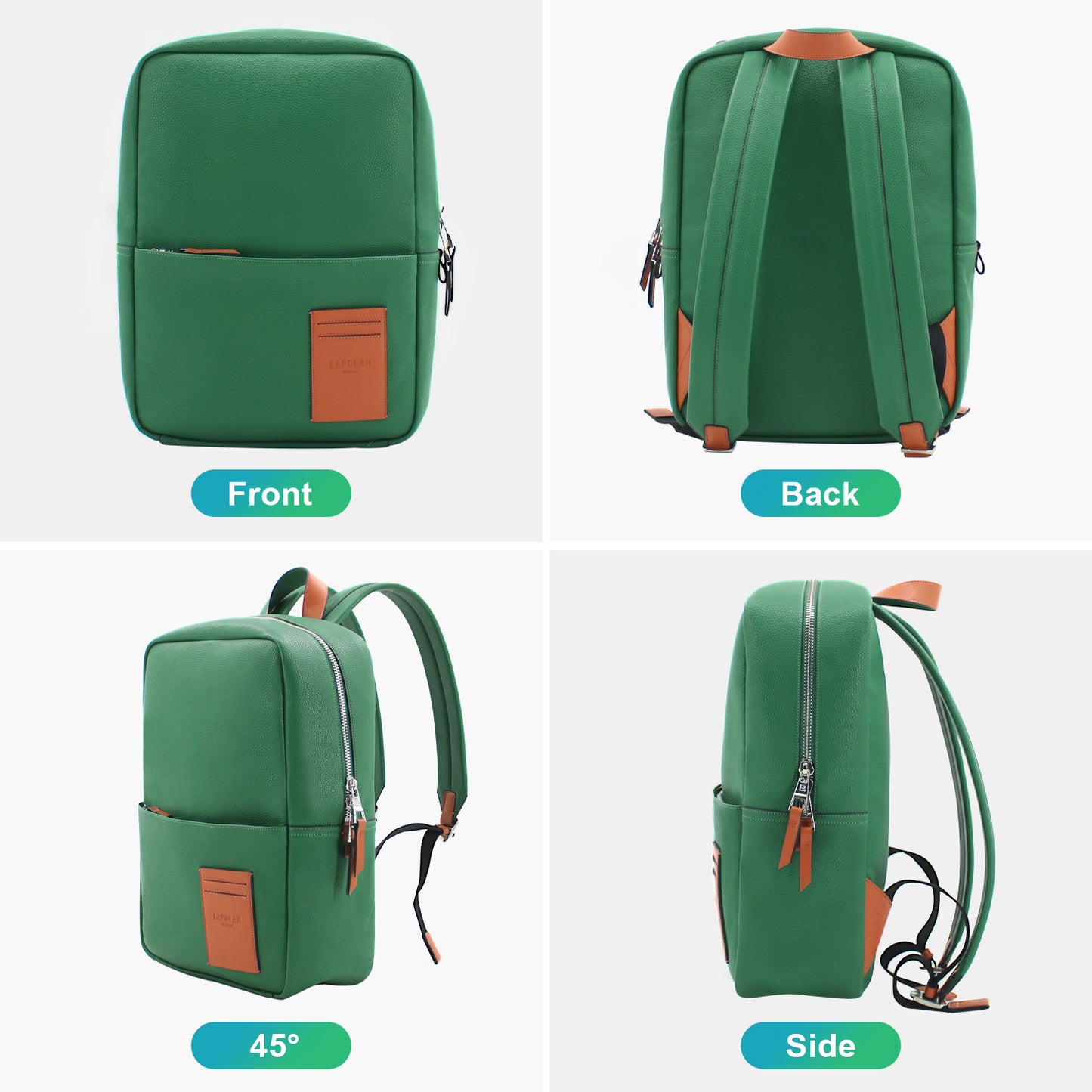 LAPOLAR Laptop Backpack, Large Capacity 15.6 Inch Business Durable Laptops Travel Backpacks,Computer Backpacks for Women Men