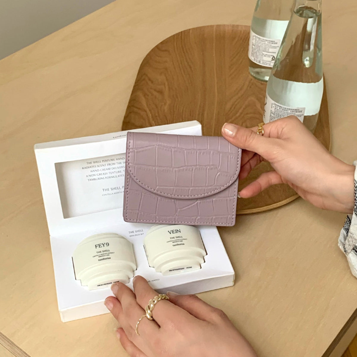 Crocodile Pattern Women Ultra-thin Card Holder