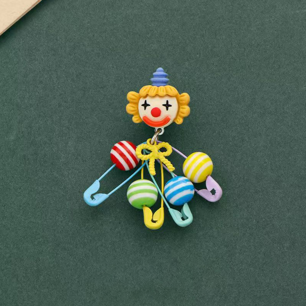 Cartoon Funny Niche Design Clown Pin Earrings