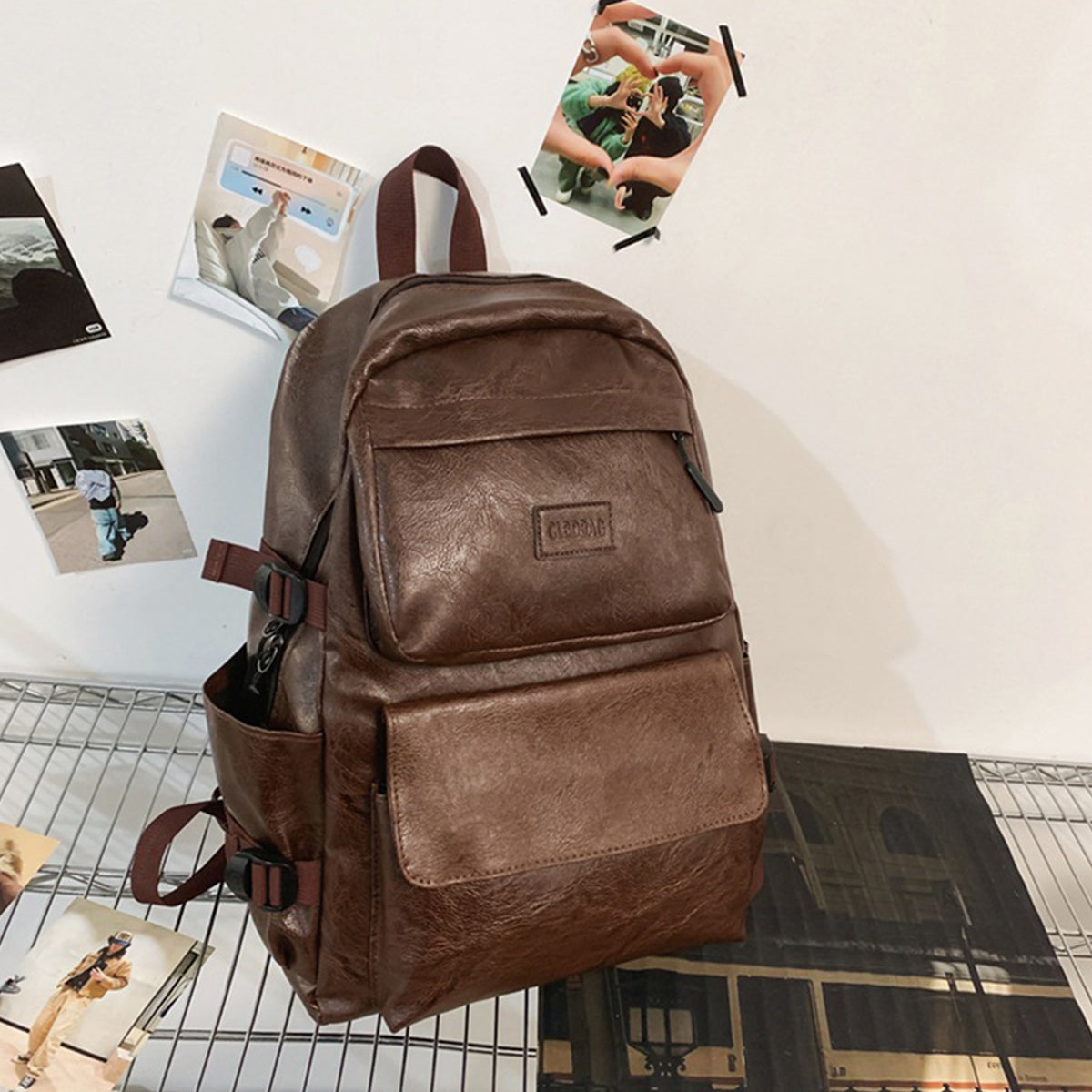 Men Large Capacity Schoolbag Casual Business Backpack