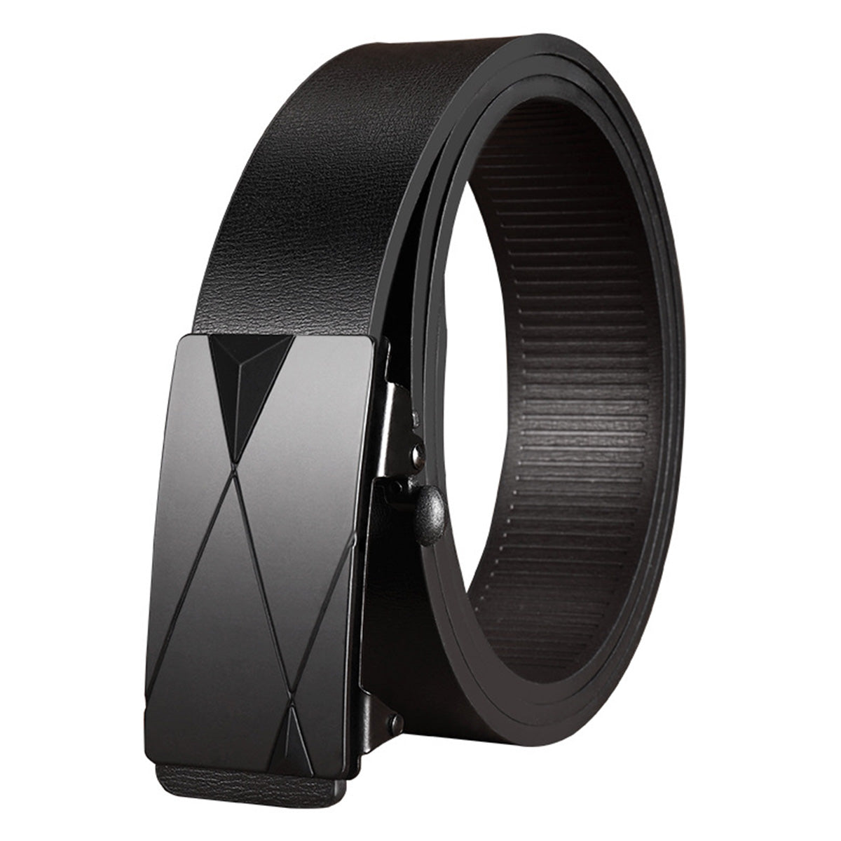 Men's Trendy Business Belt Without Toothless Buckle