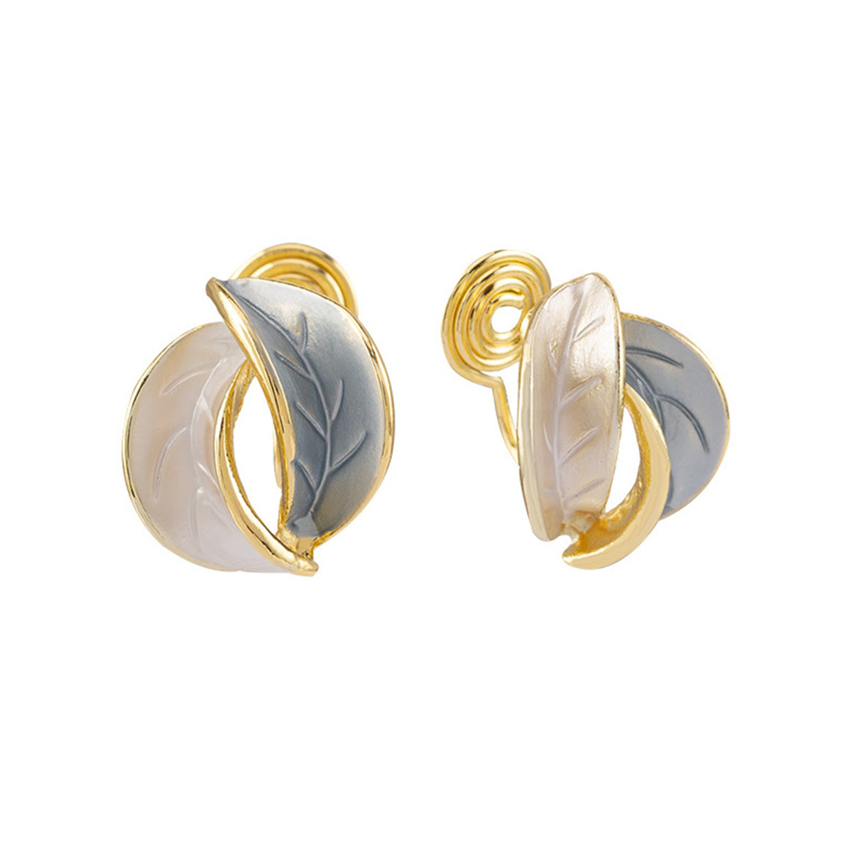 Women's Leaf Fashion Hoop Earrings
