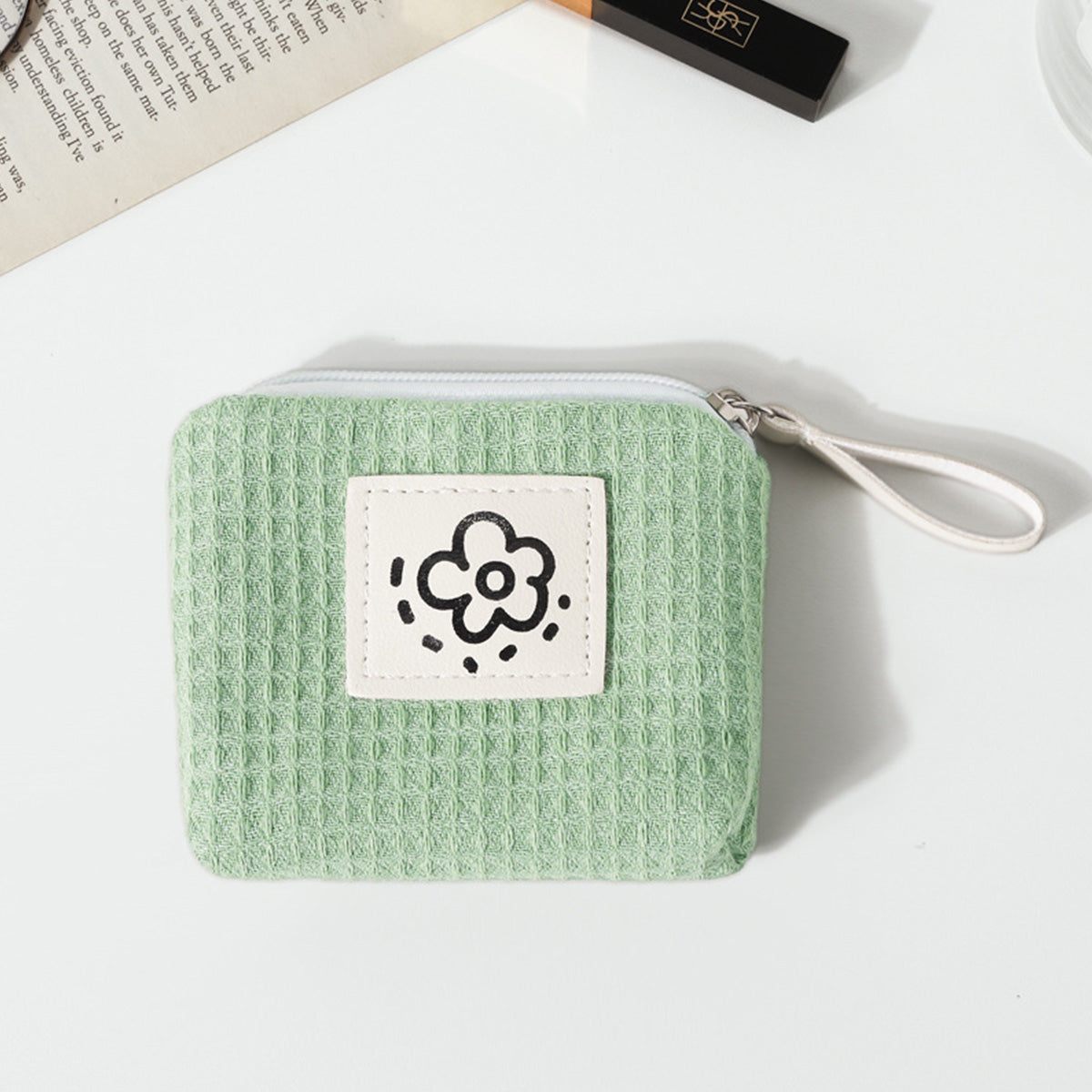 Cute Simple Fresh Flower Coin Purse