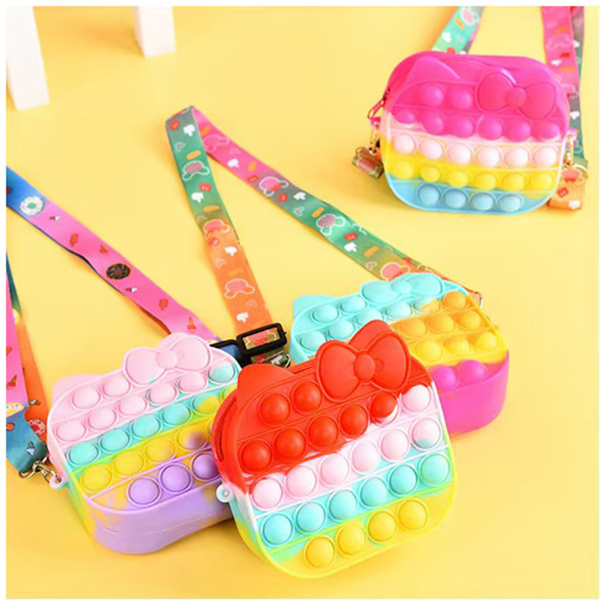 Cute Cartoon Silicone Coin Pocket Coin Purse