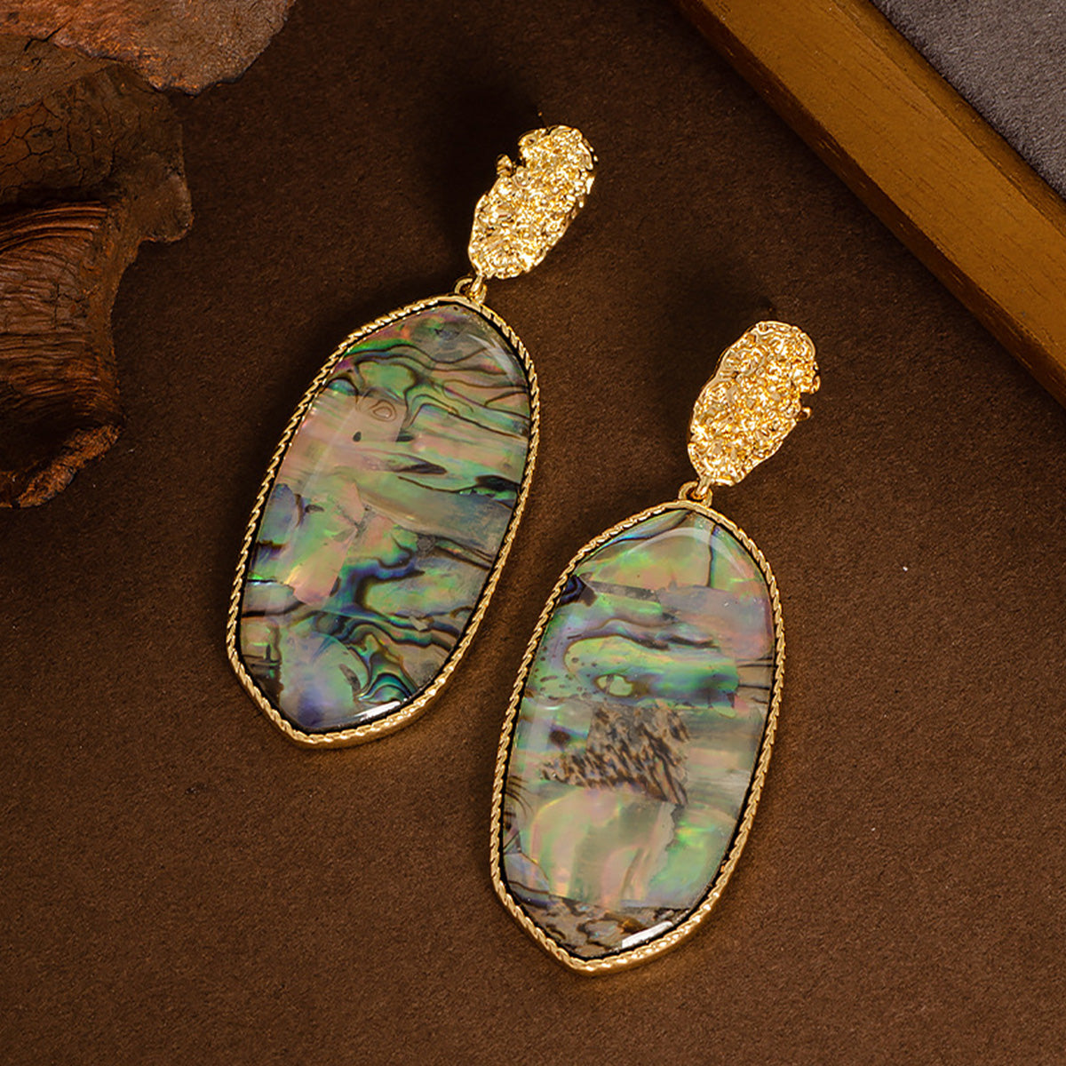 French Light Luxury Fantasy Deep Sea Shell Earrings