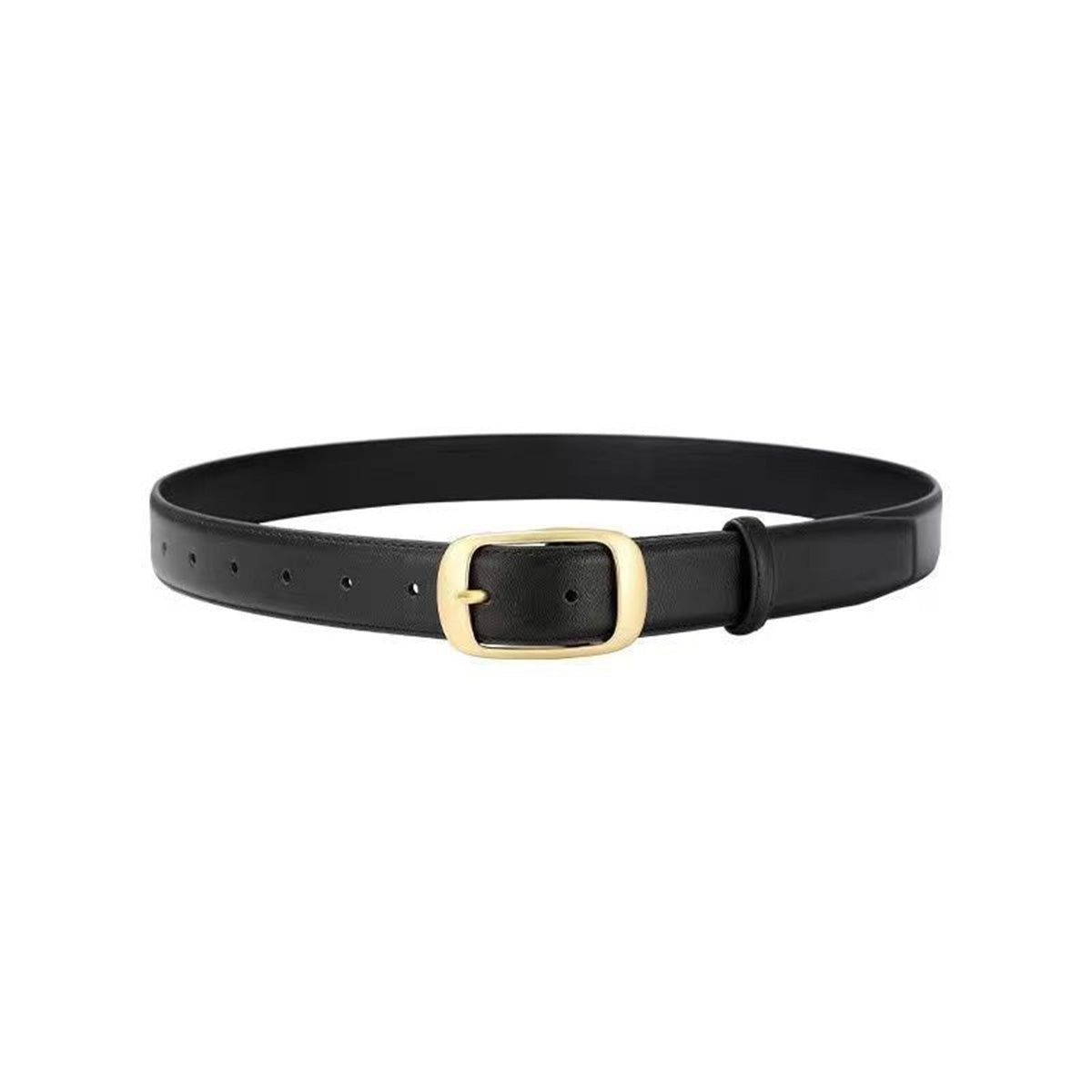 Ladies Korean Retro Leather Jeans Belt
