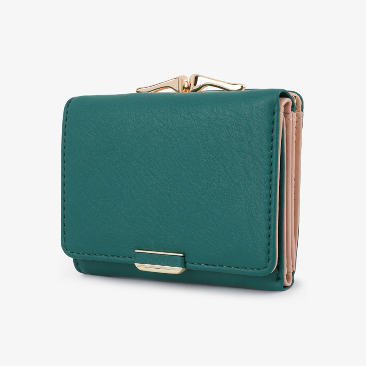 High-Grade Leather Creative Handmade Ladies Short Wallet