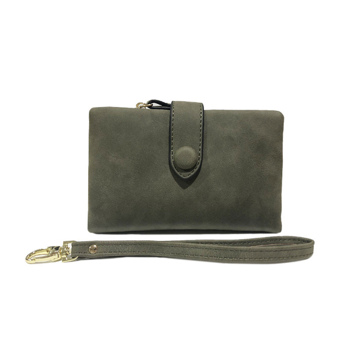 Women's Frosted Large Capacity Short Wallet