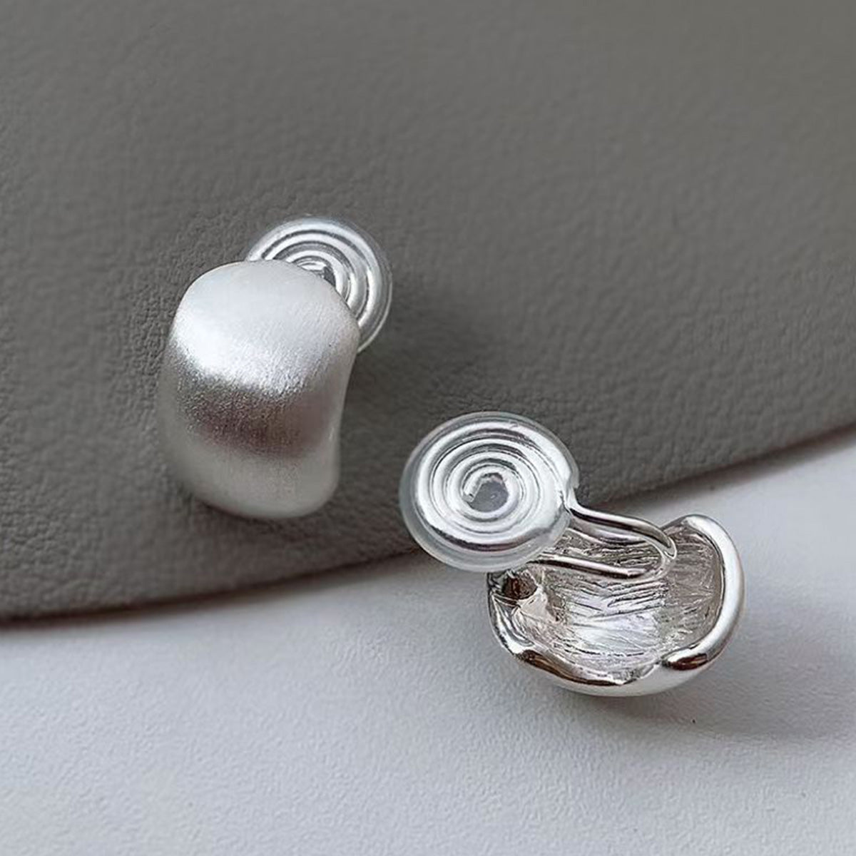 Silver Earrings Niche High-End Luxury Earrings
