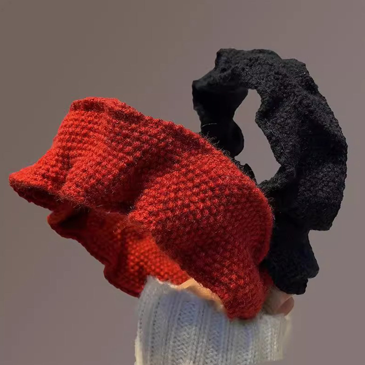 Red Hairband for Women Retro Hairpin Headdress