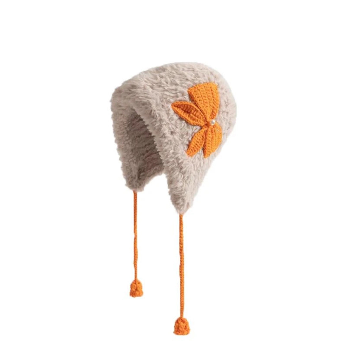 New Bow Plush Earmuffs Warm Windproof Hats for Women