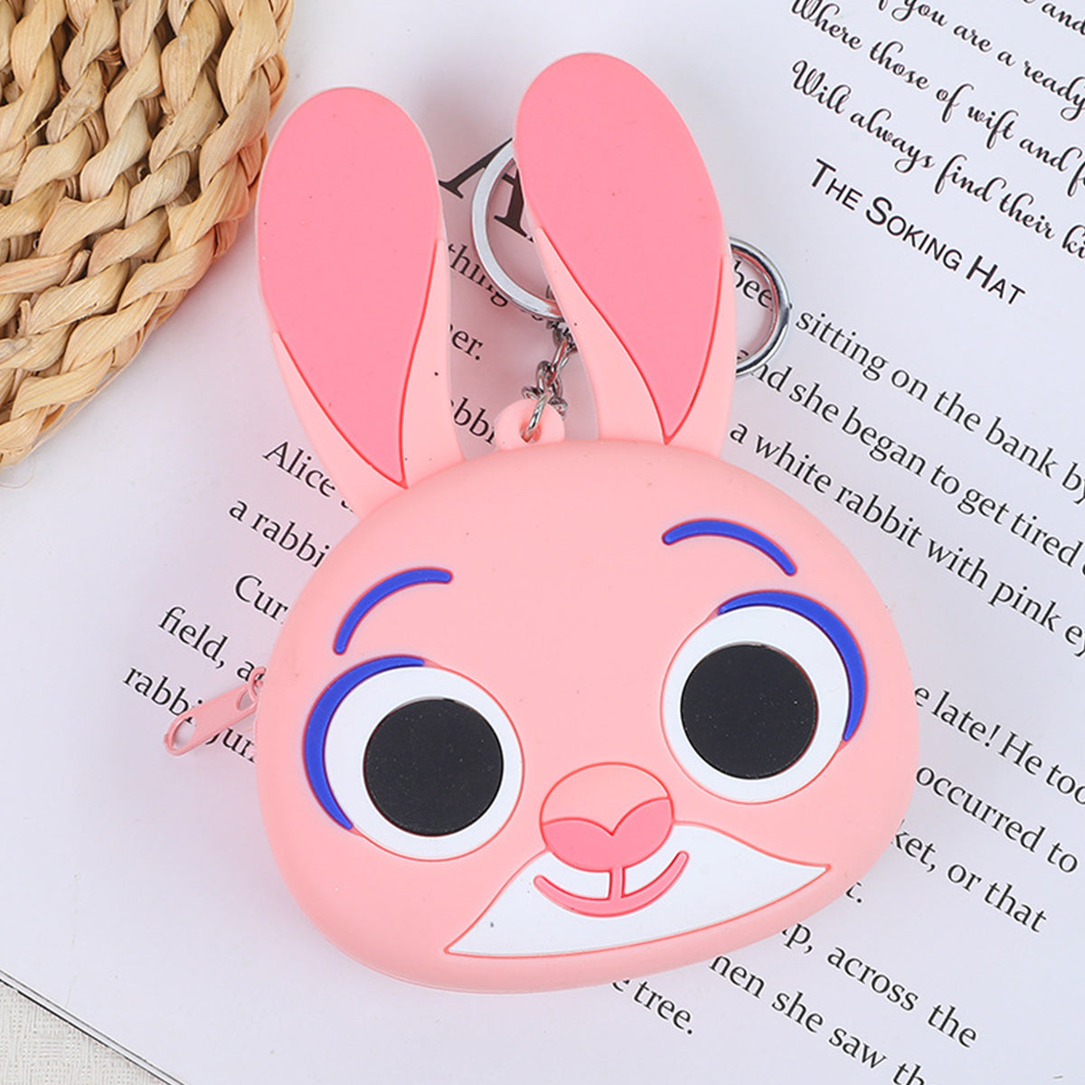 Cute Cartoon Silicone Coin Pocket Coin Purse