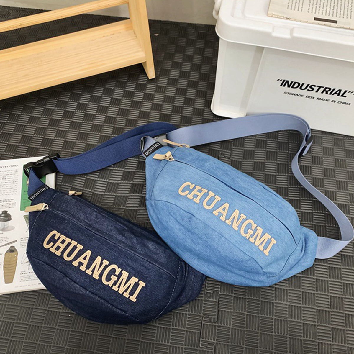 Men's Messenger Bag Letter Shoulder Bag