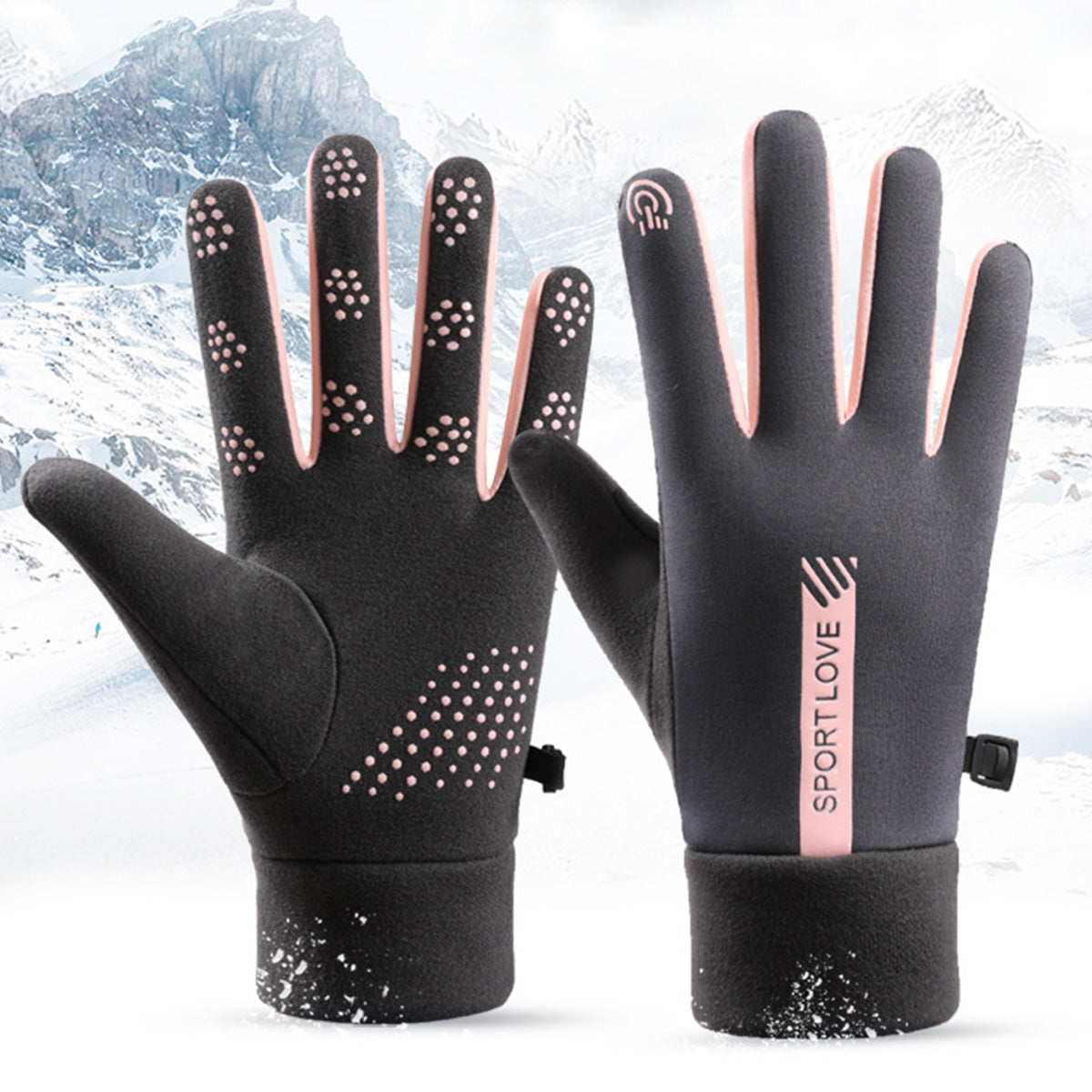 Men's Women's Warm Cycling Touch Screen Gloves