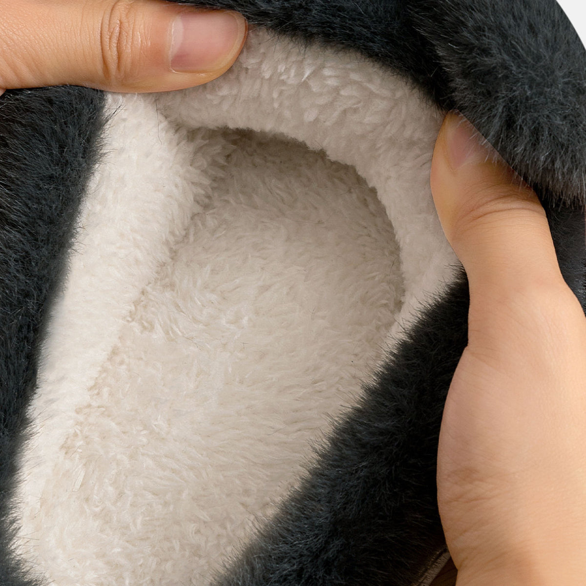 Fluffy Cotton Slippers for Women Warm Cotton Shoes