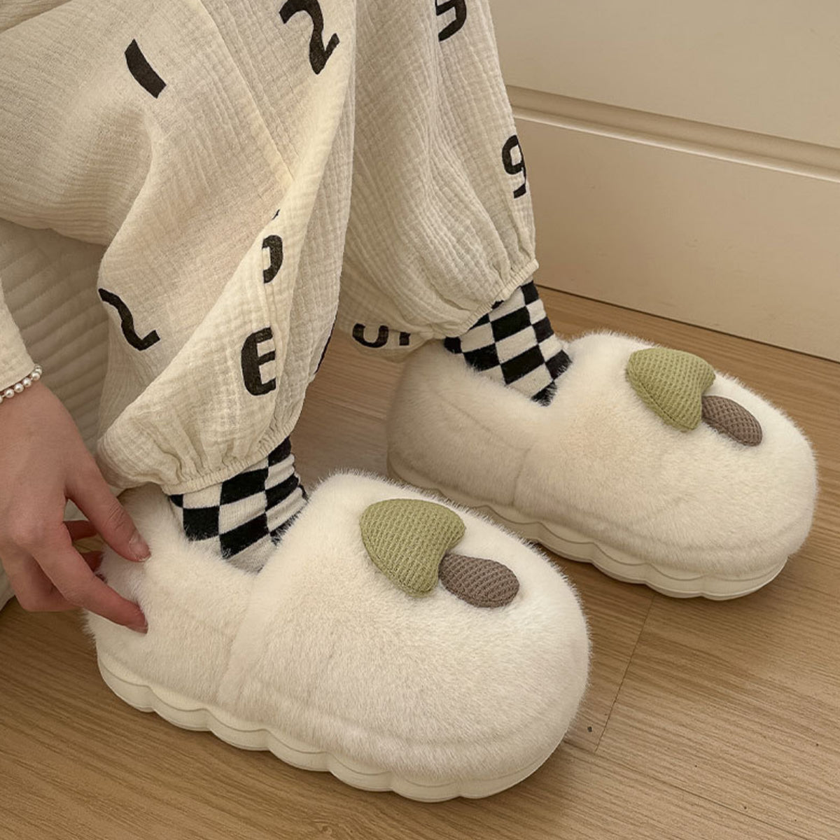Cotton Slippers for Winter Warmth