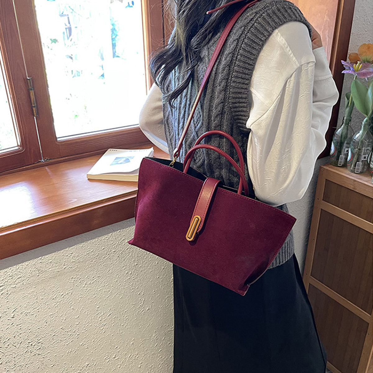 Large Capacity Women Commuter Tote Bag