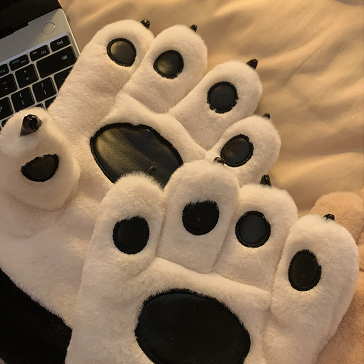 Thickened Cycling Plush Gloves