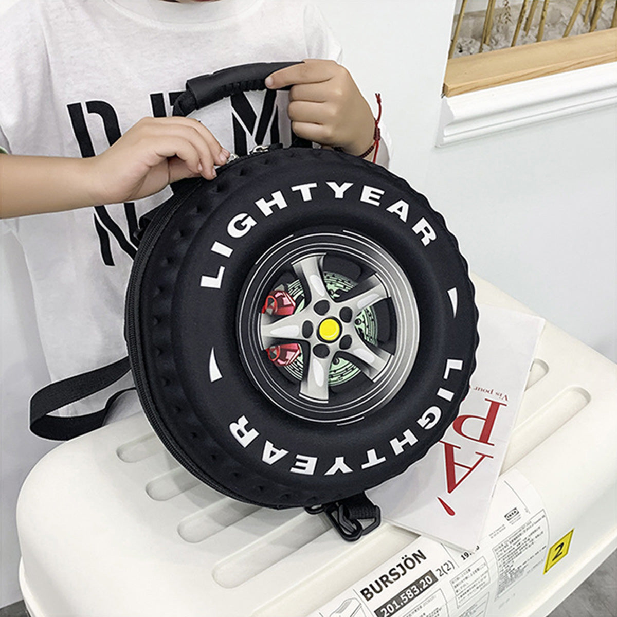 Korean Children's Schoolbag EVA Tire Style Backpack