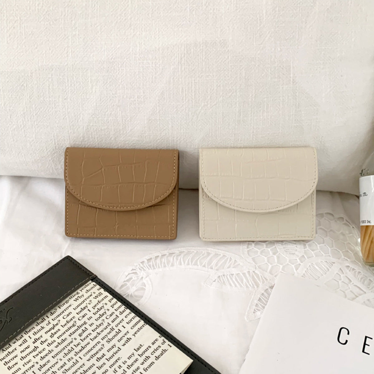 Crocodile Pattern Women Ultra-thin Card Holder