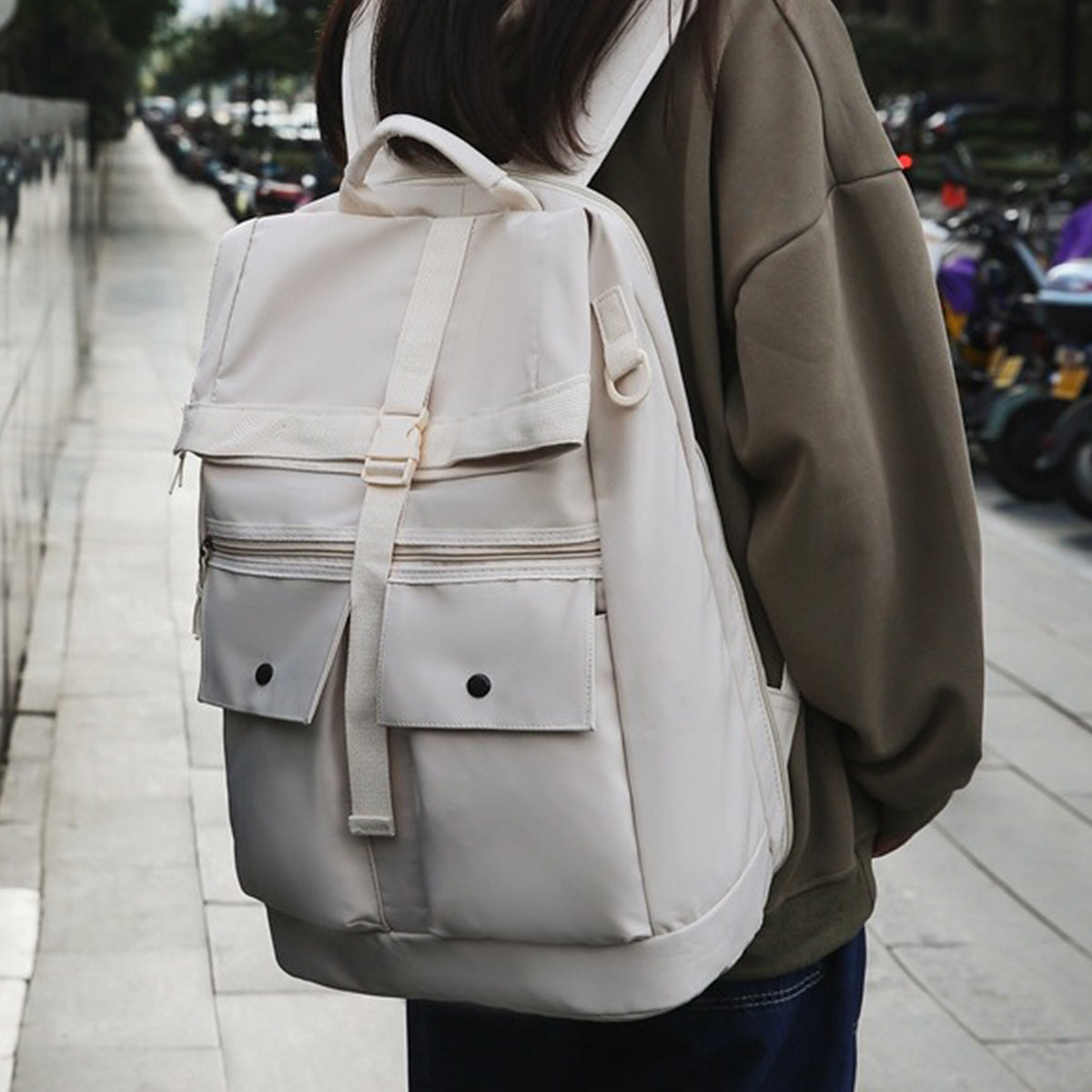 Large Capacity Waterproof Backpack Men Laptop Backpack
