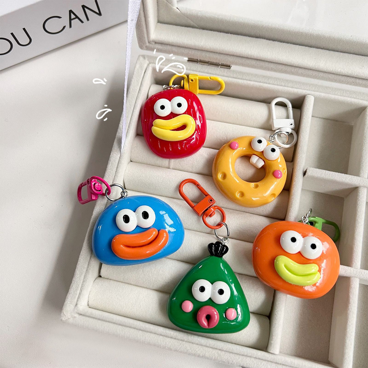 Big Mouth Keychain Cute Car Pendant