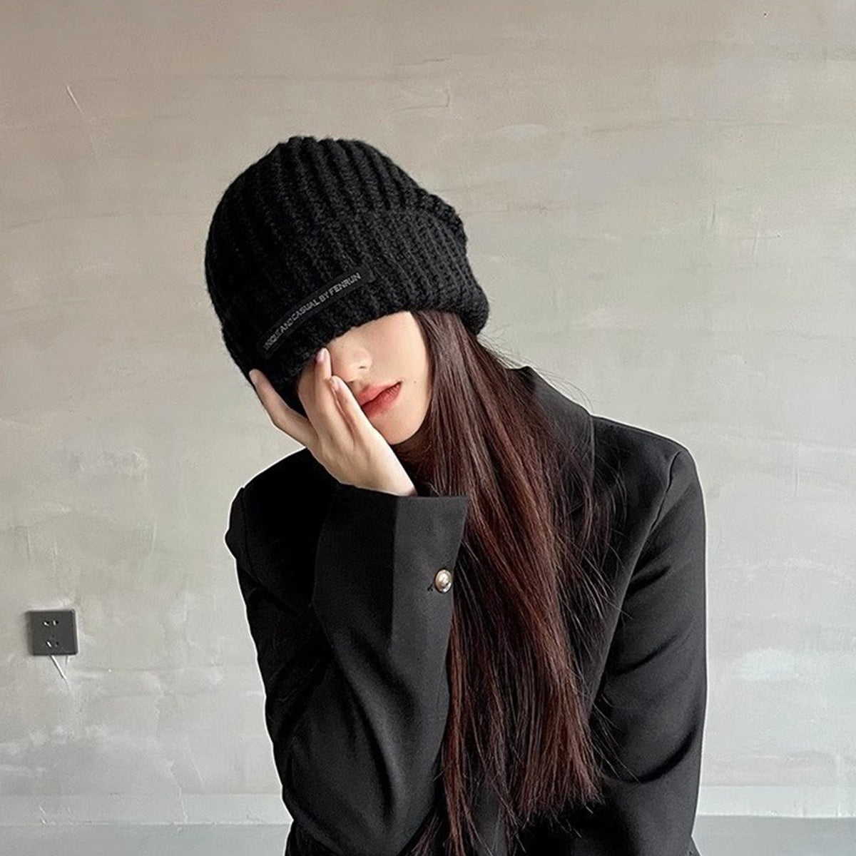Hats for Women Autumn Winter New Patch Hats
