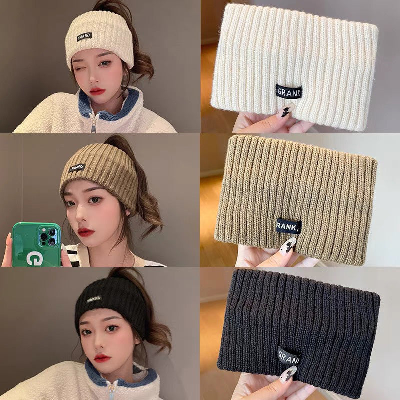Knitted Headband Tie Hair Headband