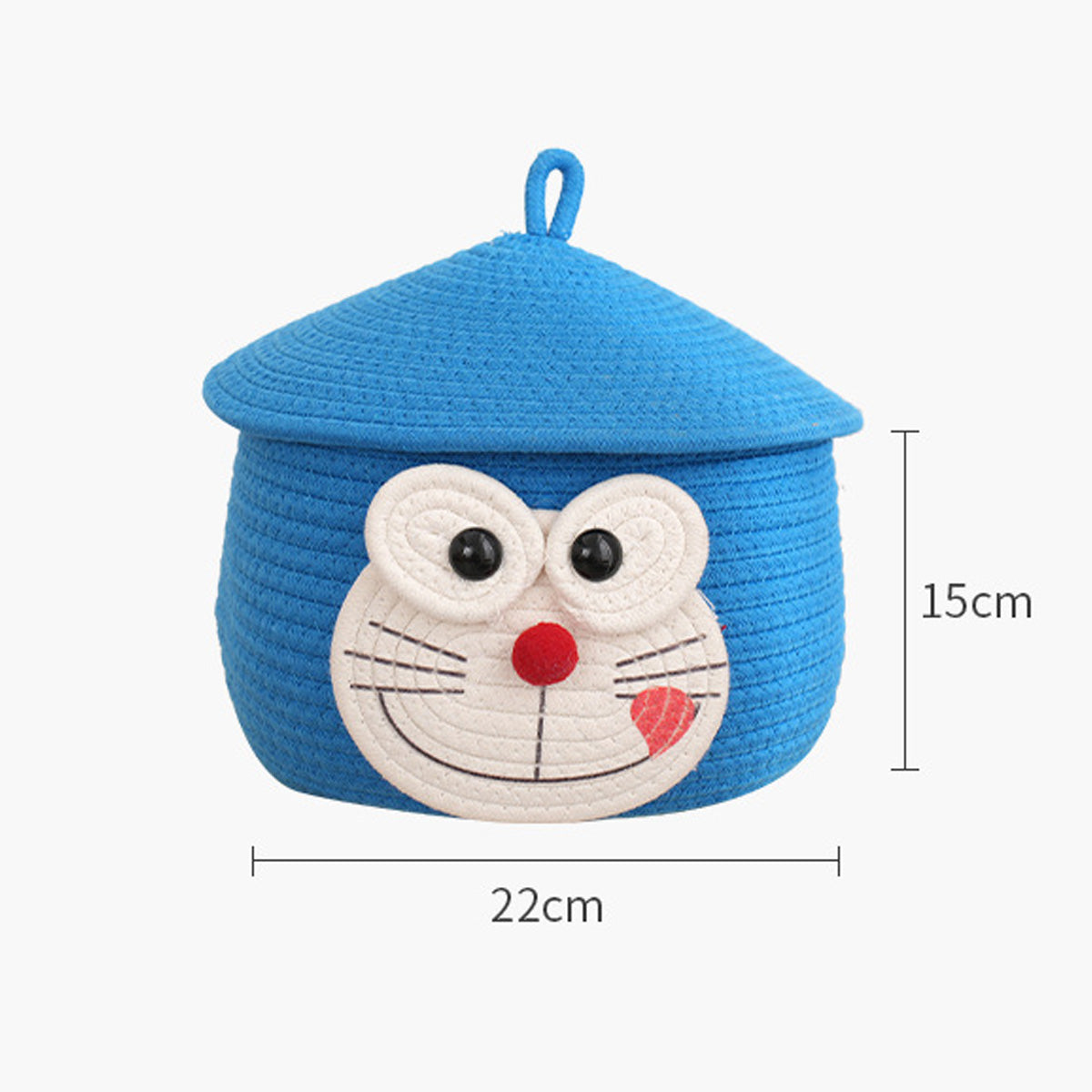 Cartoon Woven Desktop Storage Basket
