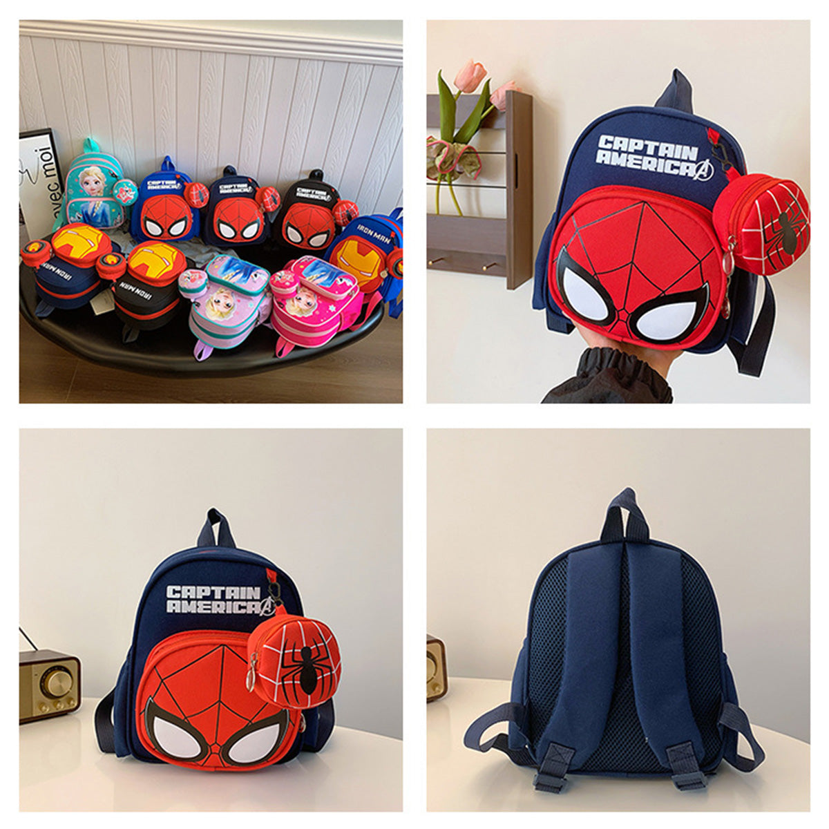 New Children's Schoolbags Cartoon Leisure Backpacks