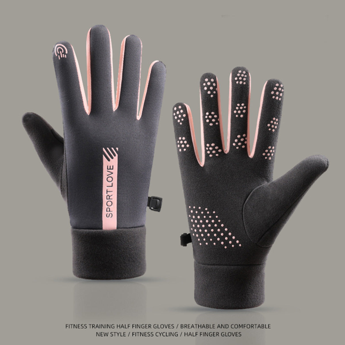 Men's Women's Warm Cycling Touch Screen Gloves