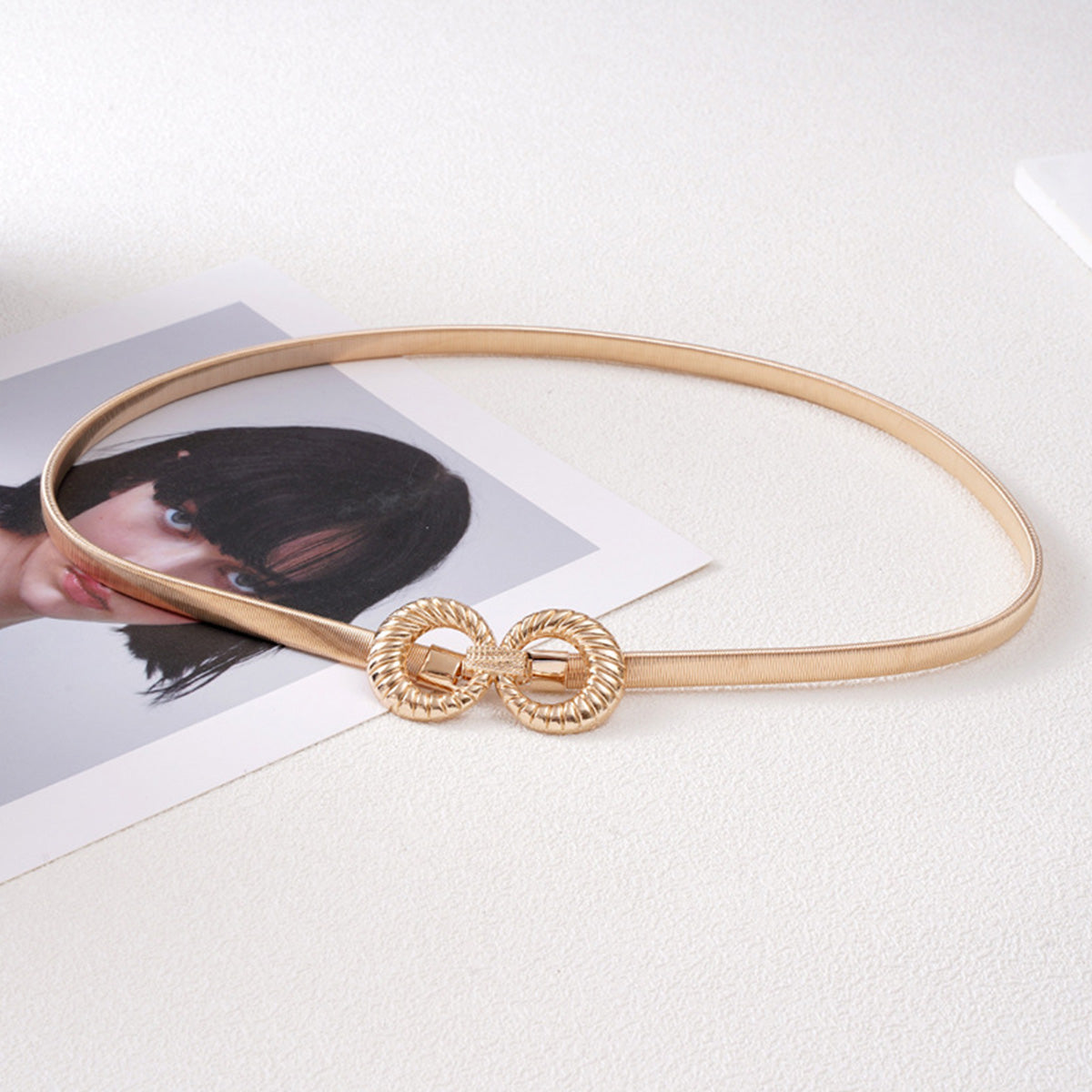 Women's Metal Spring Waist Chain