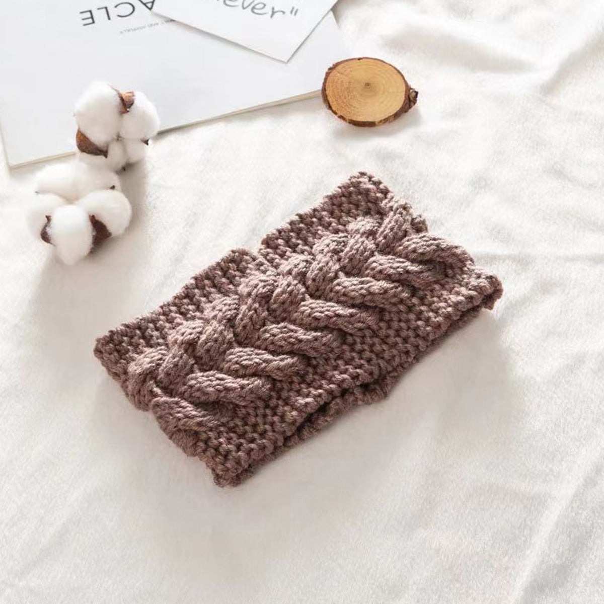 Twisted Knitted Headband Earmuffs Headband