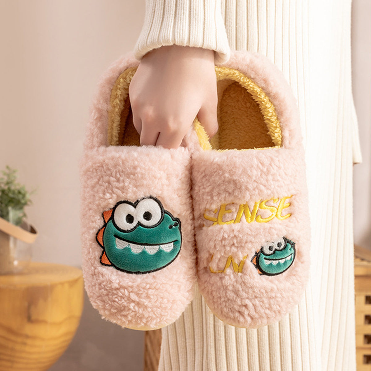 Cotton Slippers Winter Indoor Warm Slippers