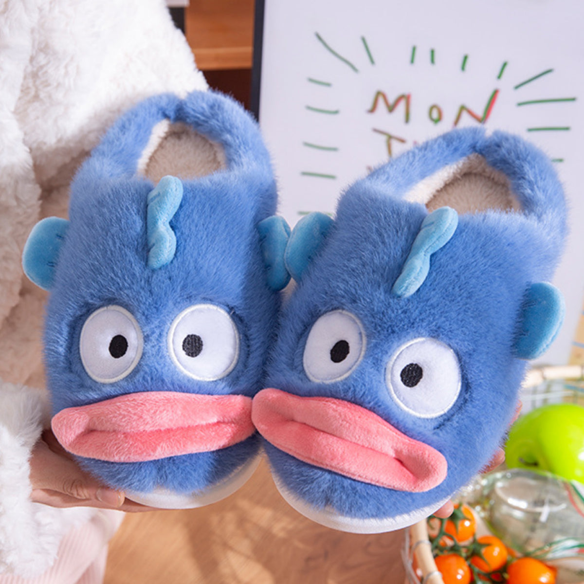 Clownfish Cotton Slippers Winter Cartoon Slippers