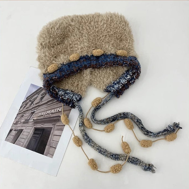 Korean Style Warm Bear Plush Hat