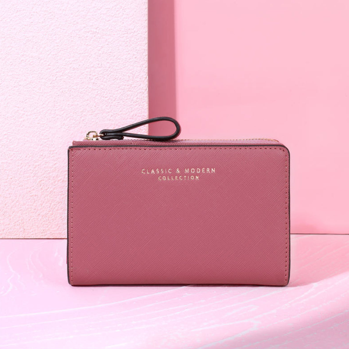 Cross Pattern PU Wallet for Women